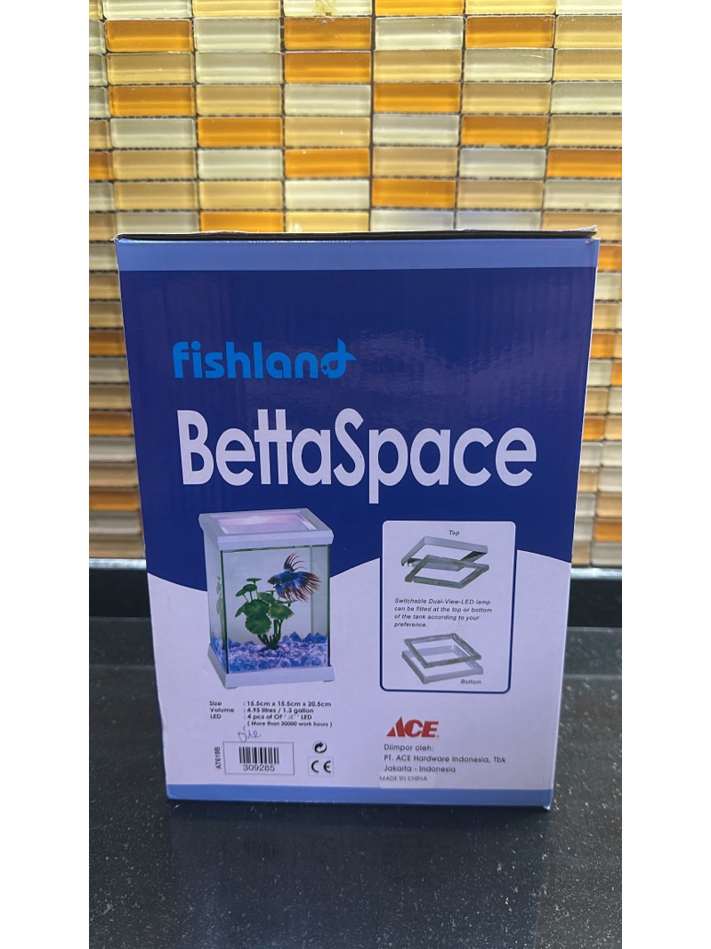 Jual Fishland BettaSpace Aquarium | Shopee Indonesia