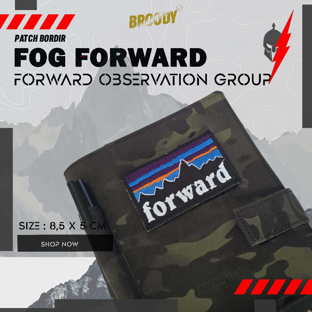 Jual BROODY - Patch Bordir Forward Observation Group (FOG) | Shopee ...
