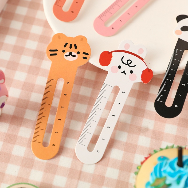 Jual 30PCS Pembatas Buku Animal Cross Cute Animal Ruler Bookmark ...