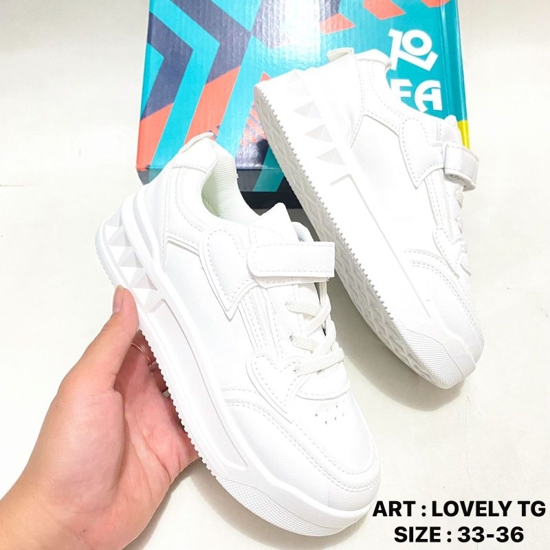Jual Sepatu Anak Perekat Sneakers Original RAFA LOVELY TG Size 33-36 ...