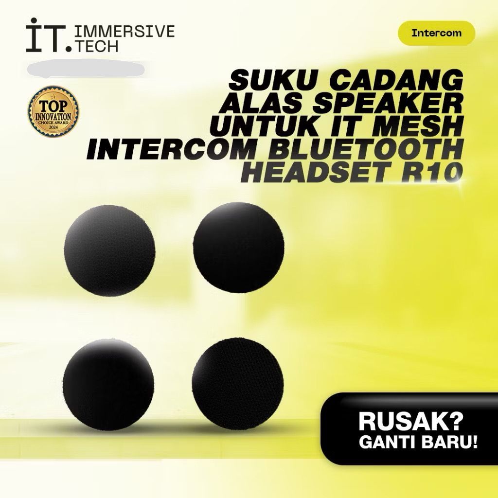 Jual FOAM SPEAKER IT PART SPEAKER PAD INTERCOM IT R10 FOAM HEADSET BUSA ...