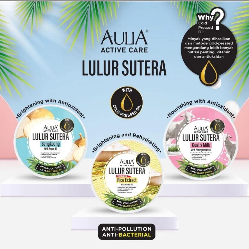 Jual AULIA Lulur Sutera 250gr | Lulur Mandi | Shopee Indonesia