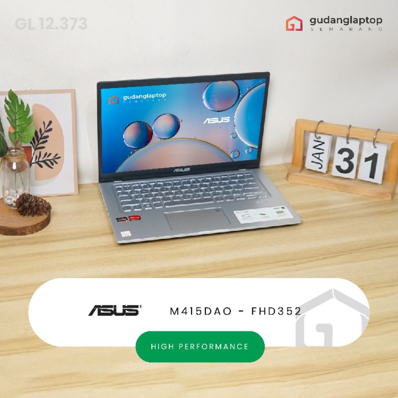 Jual ASUS M415DAO - FHD352 AMD Ryzen 3-3250U 8/512 Radeon Graphics, 14 ...