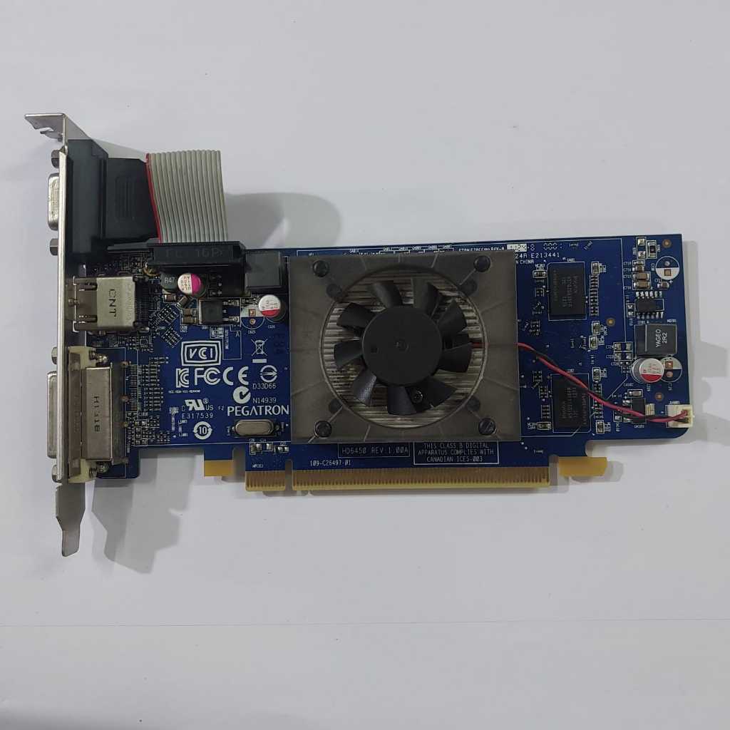Jual VGA Card Pegatron ATI Radeon HD 6450 1Gb Gddr3 64Bit Second ORI ...