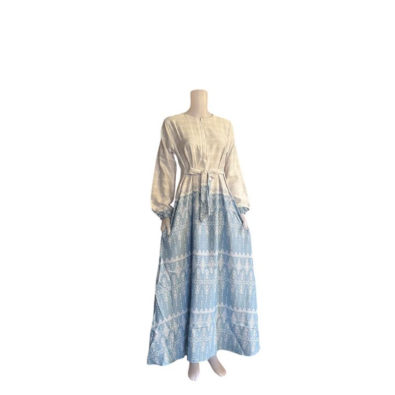 Jual ZIYA DRESS MOTIP BUNGA SIMPEL BAHAN MAXMARA LUX | Shopee Indonesia