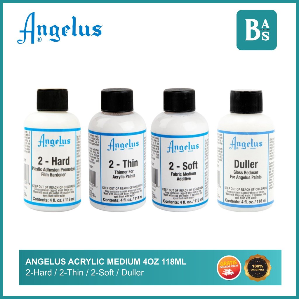 Jual Angelus - 2 Hard 2 Soft 2 Thin Duller - Campuran Cat Akrilik ...