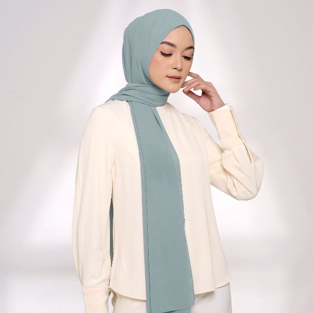 Nabillasyal Lyra Series Pashmina Instant Hijab Instant Ceruti