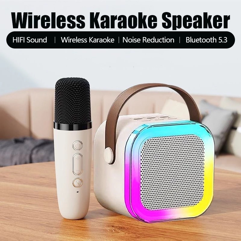Jual K12 Speaker Bluetooth HIFI Mini Portabel Microphone Karaoke Rumah ...