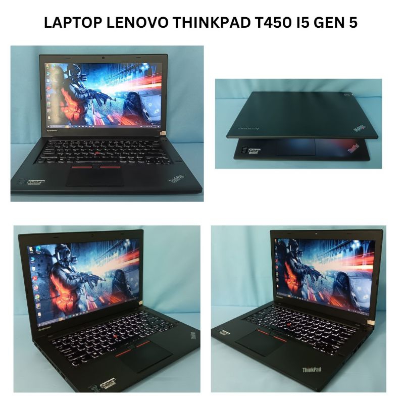 Jual Laptop Lenovo Thinkpad T450 i5 Gen 5 Ram 8gb SSD 128gb | Shopee ...
