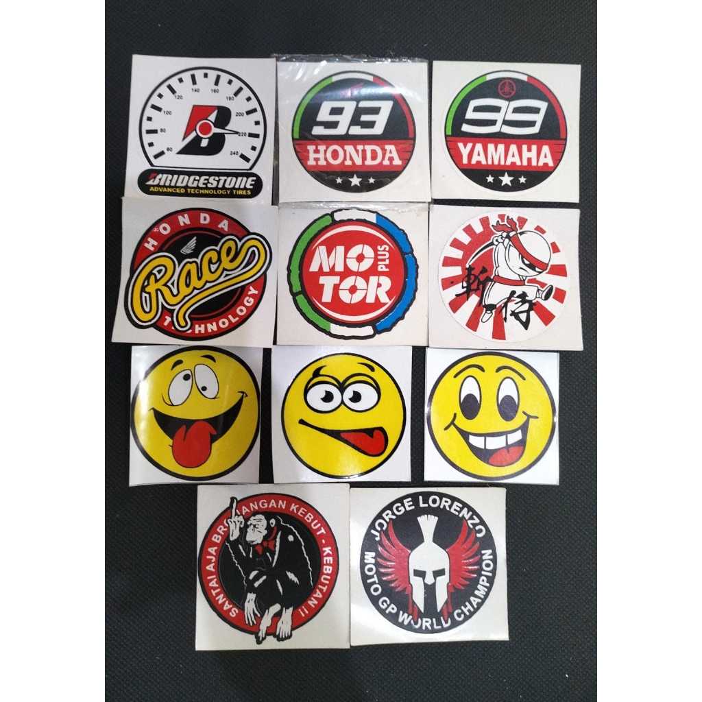 Jual STICKER KECIL BAHAN VINYL UNTUK TAMBAHAN AKSESORIS MOTOR | Shopee ...
