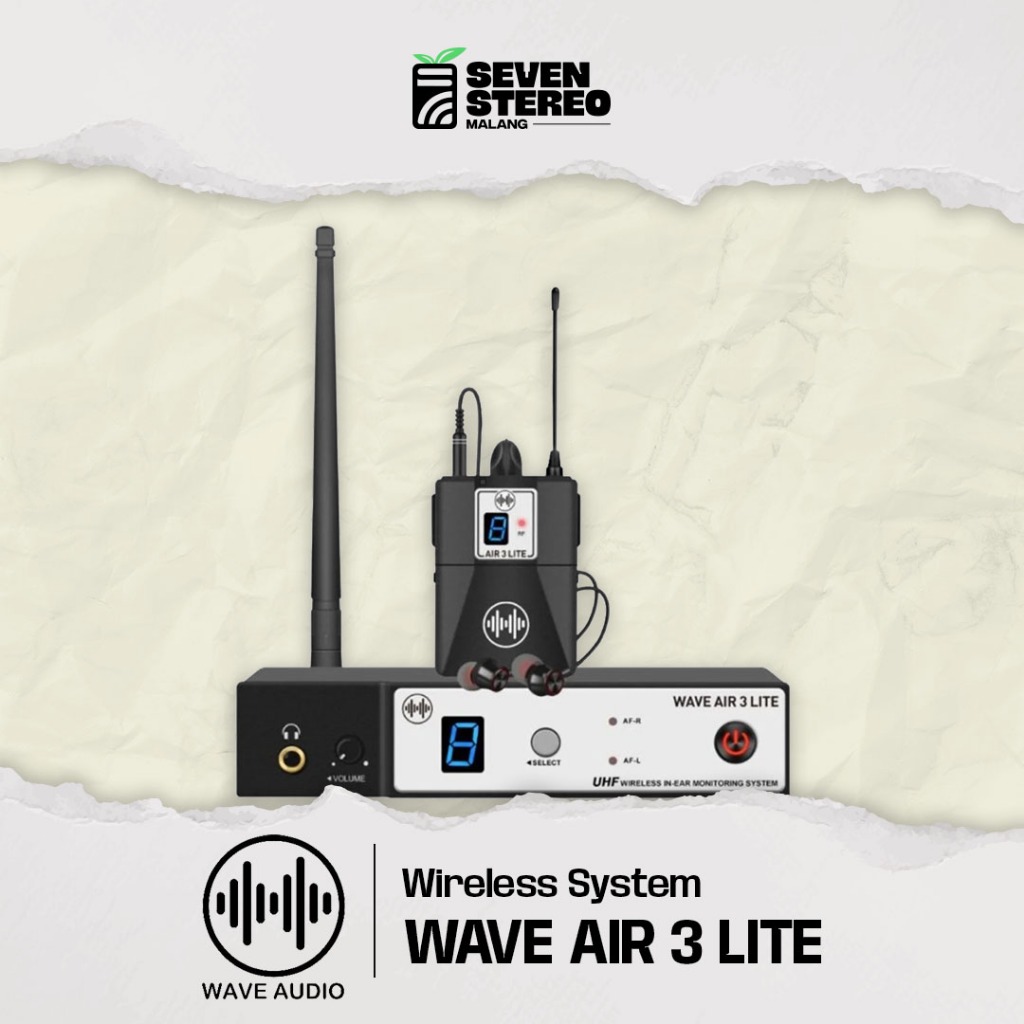 Jual WAVE AIR 3 Lite Wireless IEM System Stage Panggung Wave Audio ...