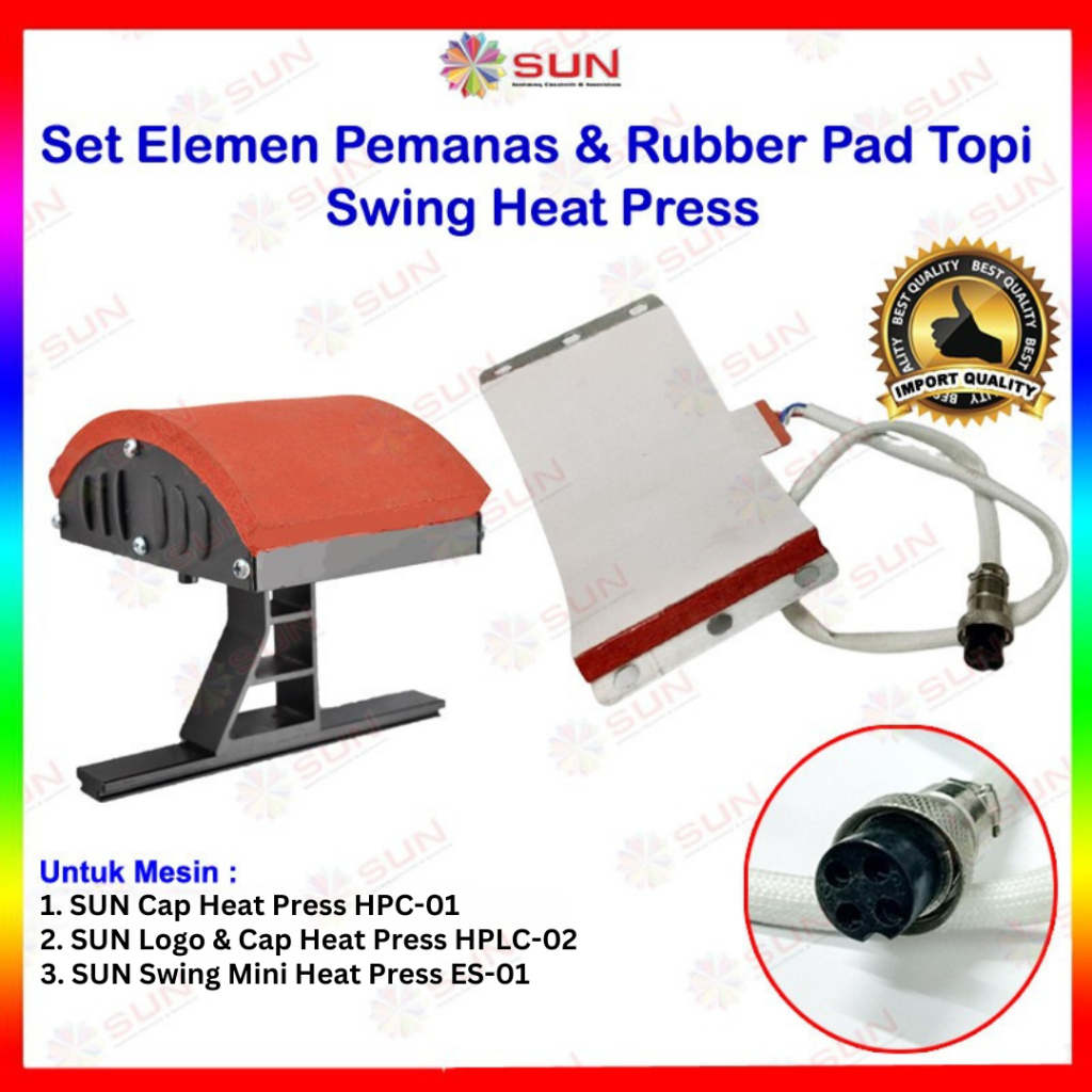 Jual Spare Part Mesin Press Topi - Elemen Pemanas Mesin Press Topi ...