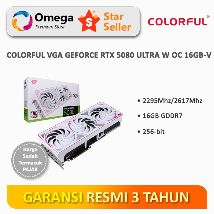Jual VGA Colorful IGame GeForce RTX 5080 Ultra W OC 16GB-V | Shopee ...