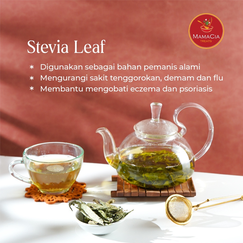 Jual Mamacia Treats Teh Bunga Stevia Leaf Tea 10 - 100 Gram | Shopee ...