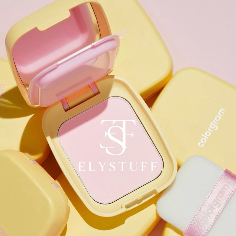 Jual Colorgram Sebum Retouching Blur Pact Face Powder | Shopee Indonesia
