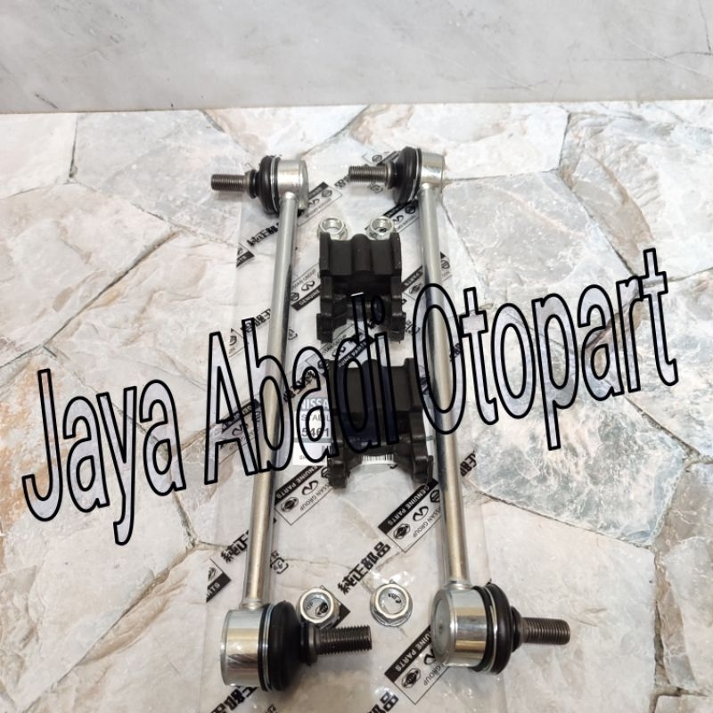 Jual Link Stabilizer & Karet Stabil Depan Set Nissan March Datsun Go ...