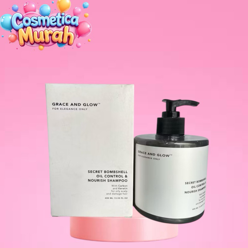 ia,cx] GRACE AND GLOW secret bomshell oil control & nourish shampoo 300 ml