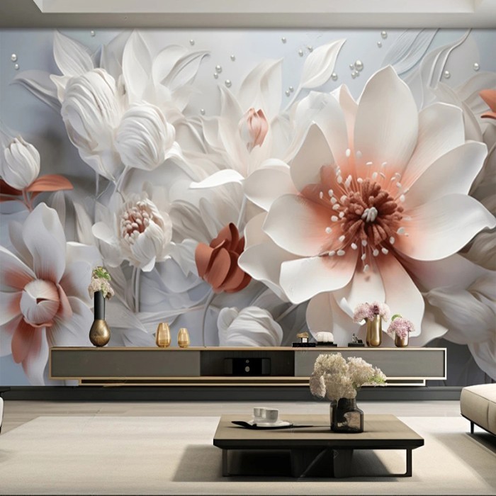 Jual 4 Pcs 120X60Cm High Simulation Stone 3D Wall Stickers Stone ...