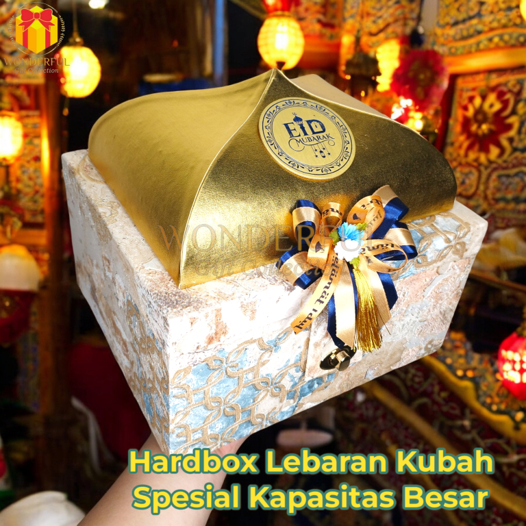 Jual HARDBOX HAMPERS LEBARAN KUBAH KOPER GOLD WALLPAPER CORAK MARMER 27 ...