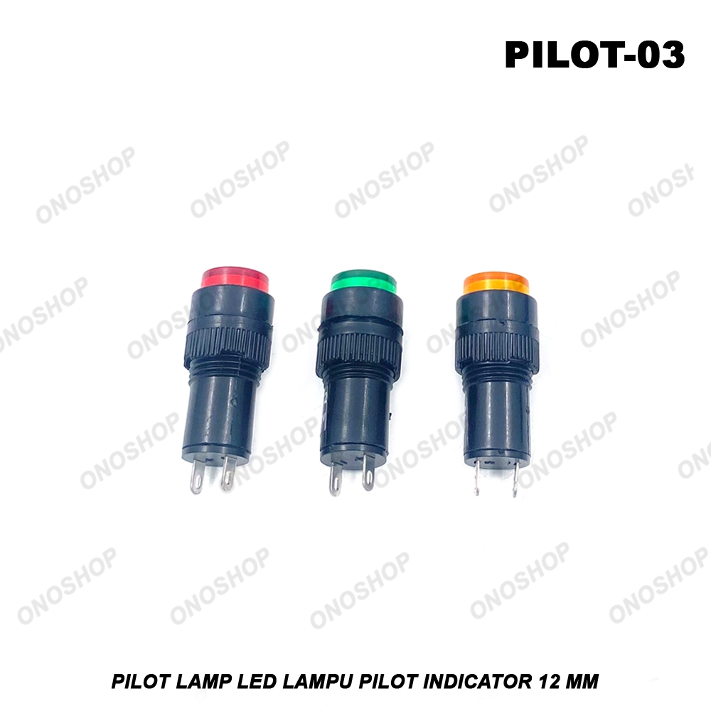 Jual Pilot Lamp Led Lampu Pilot Indicator 12 mm | Shopee Indonesia