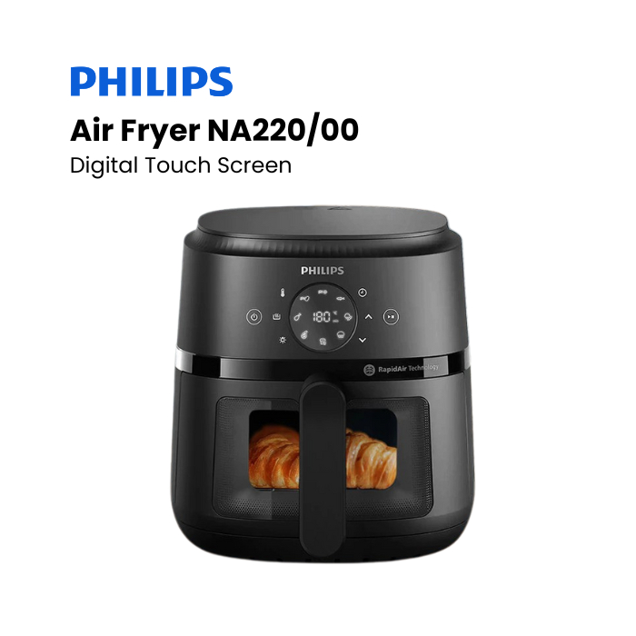 Jual Philips Digital Air Fryer Low Watt 800W 4,2L Wadah Transparan ...