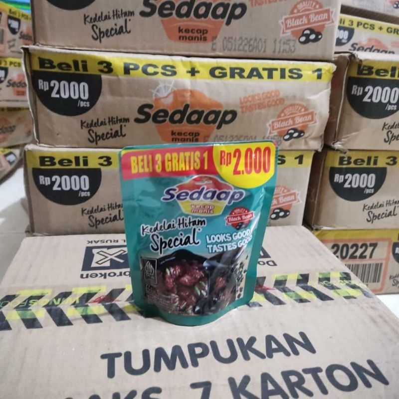Jual Kecap Sedap Hijau 77 Gram 1 Dus Isi 48 Pouch/ Kecap Sedaap 2000 ...