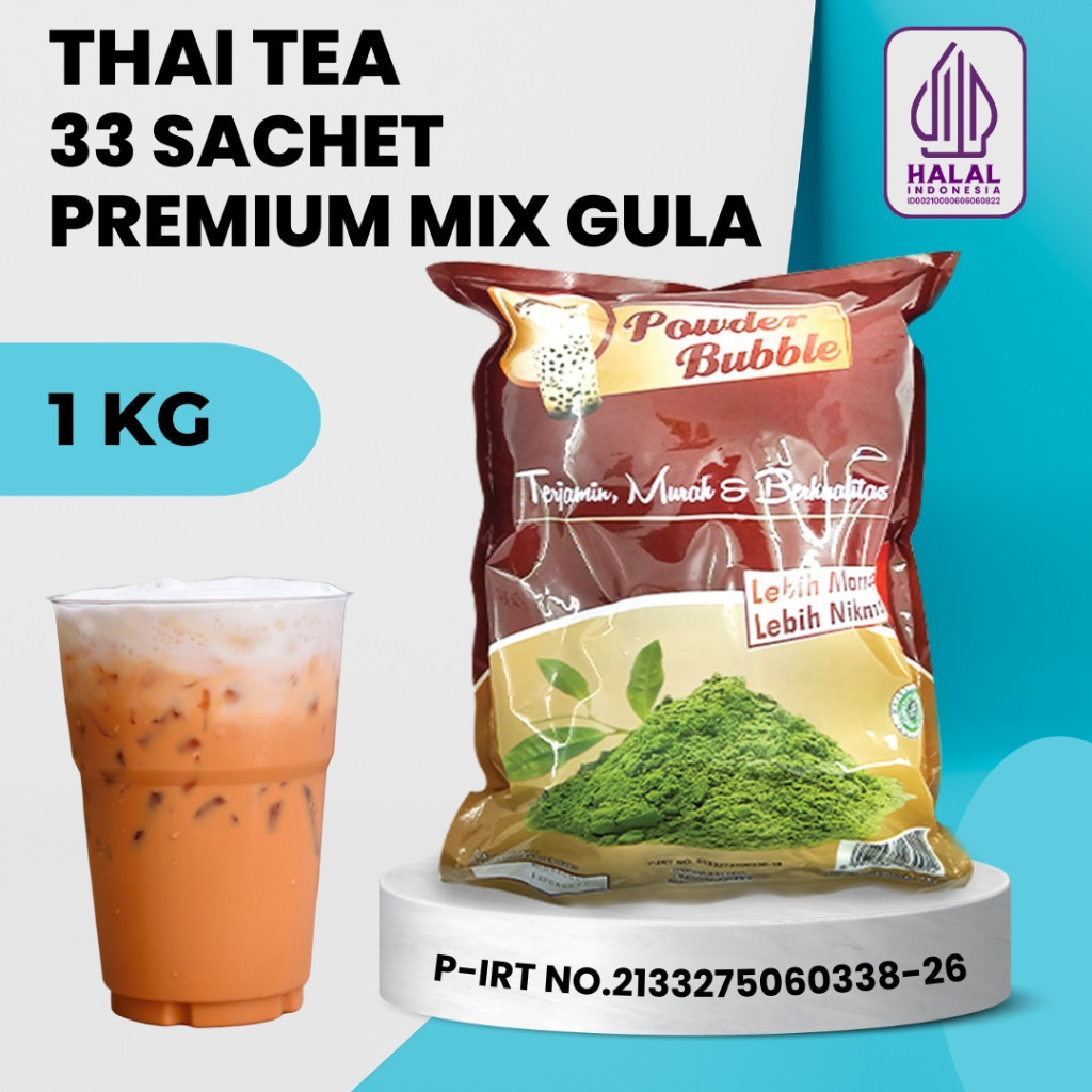 Jual Bubuk THAI TEA 1 KG - Powder Drink ThaiTea - Minuman Bubuk Teh ...