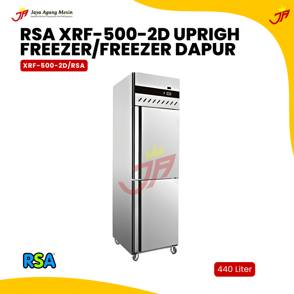 Jual RSA XRF-500-2D UPRIGH FREEZER/FREEZER DAPUR/FREEZER STAINLESS ...