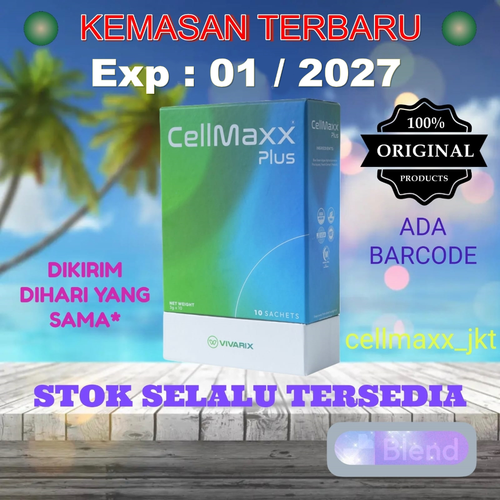 Jual CELLMAX - CELLMAXX ORIGINAL - SUPLEMEN - CELLMAXX MAXXIMA | Shopee ...