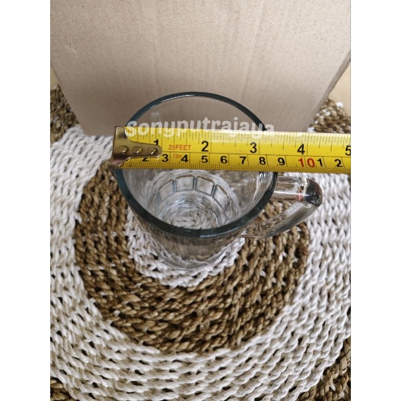 Jual [6pcs]Gelas ES Teh gelas gagang | gelas warung B20N | gelas es ...