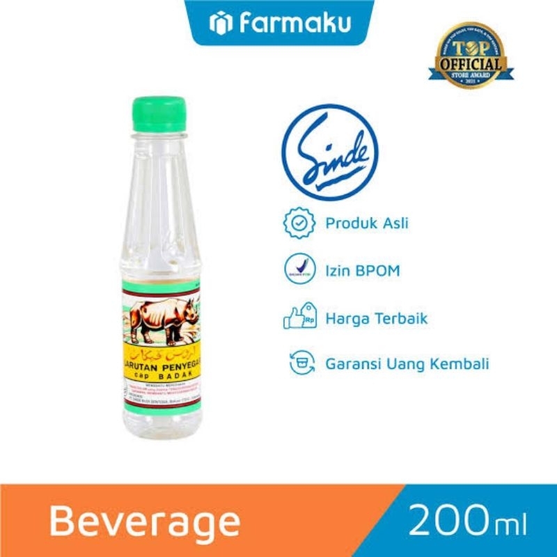 Jual LARUTAN BADAK MINI UK 200 ML ISI 48 BOTOL | Shopee Indonesia