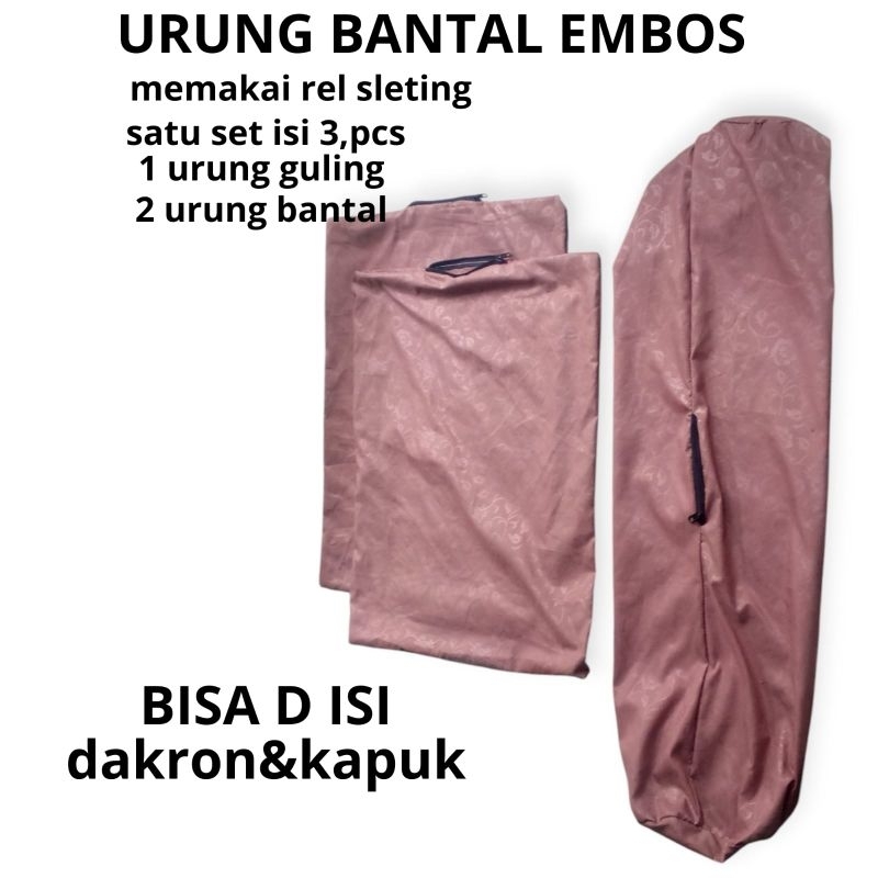 Jual urung bantal resleting 1 set 3 pcs murah | Shopee Indonesia