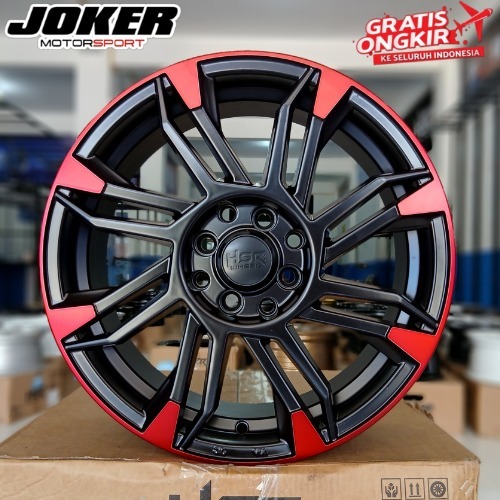 Jual JUAL VELG RACING HSR SIRIUS R16 PCD 8X100-114.3 SEMI MATT BLACK ...