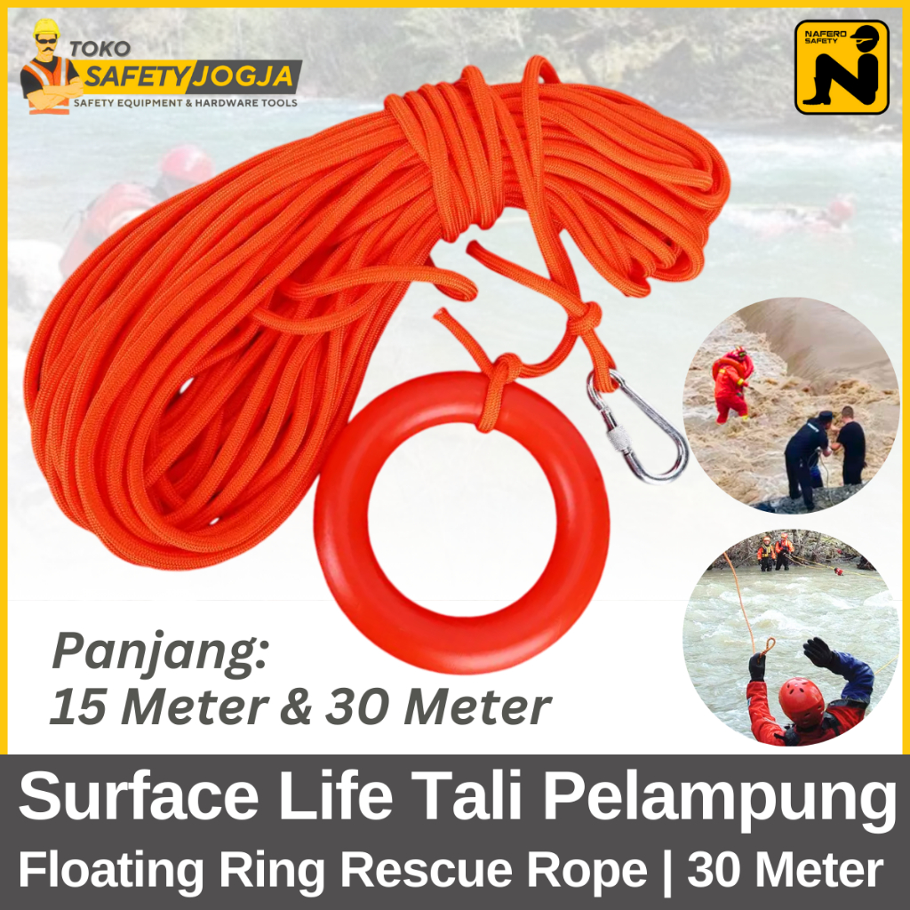 Jual Tali Pelampung RingBuoy 8mm Floating Ring Buoy Rescue Rope 8 mm ...