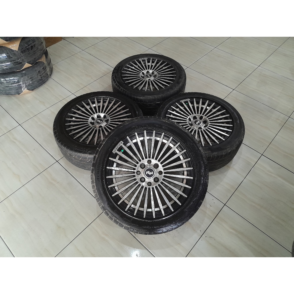 Jual Velg Mobil Bekas Murah R16 RH Pcd 4x100 4x114 Ban Bonus Ring 16 ...
