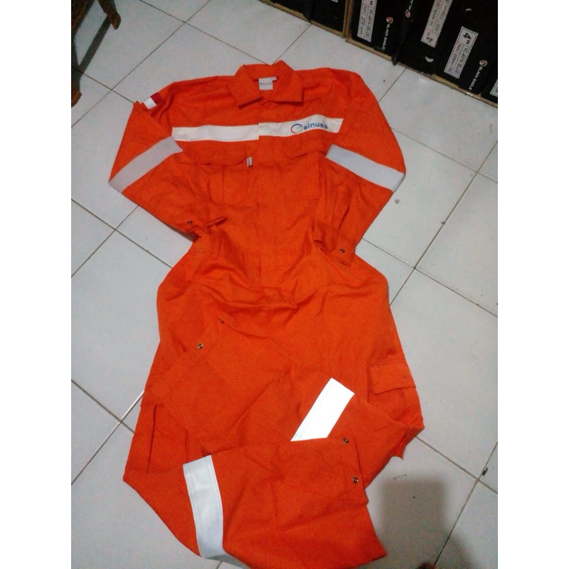 Jual Wearpack Coverall Tahan Api Flame Reterdant Ukuran Luar | Shopee ...