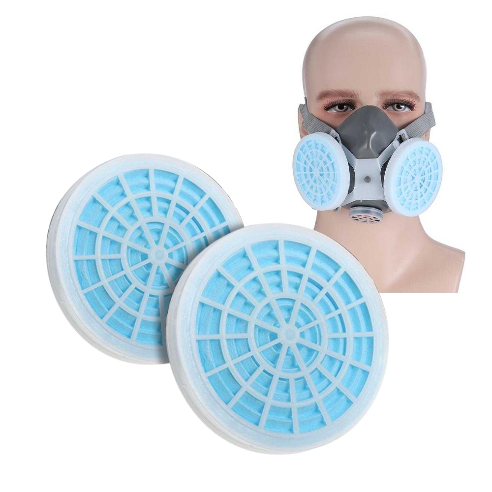 Jual TaffGUARD Masker Gas Respirator Kerja Pabrik Cat Lab Half Face ...