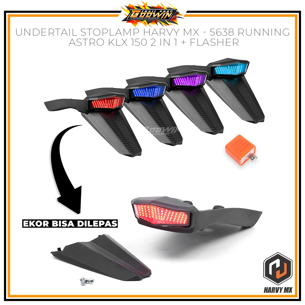 Jual Undertail Stoplamp 5638 Astro Running LED HARVYMX CRF 150L KLX 150 ...