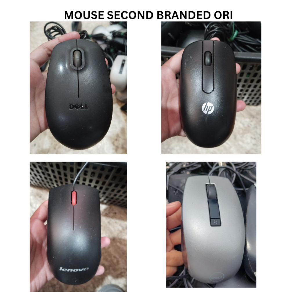 Jual Mouse USB Second Original Build up berbagai merk | Shopee Indonesia