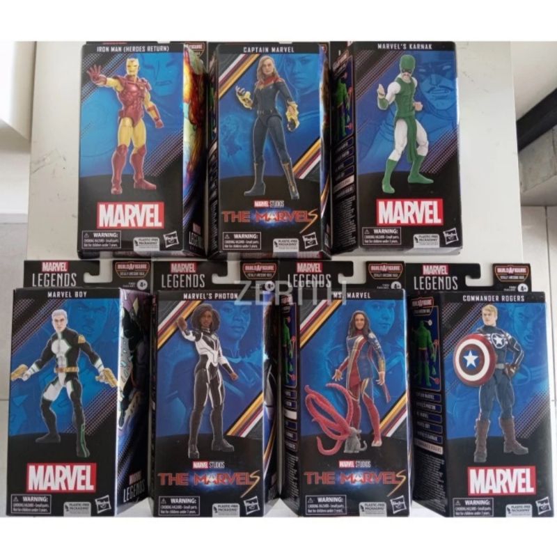 Jual Ready Marvel Legends Karnak Boy Captain Rogers Photon Ms Marvel ...