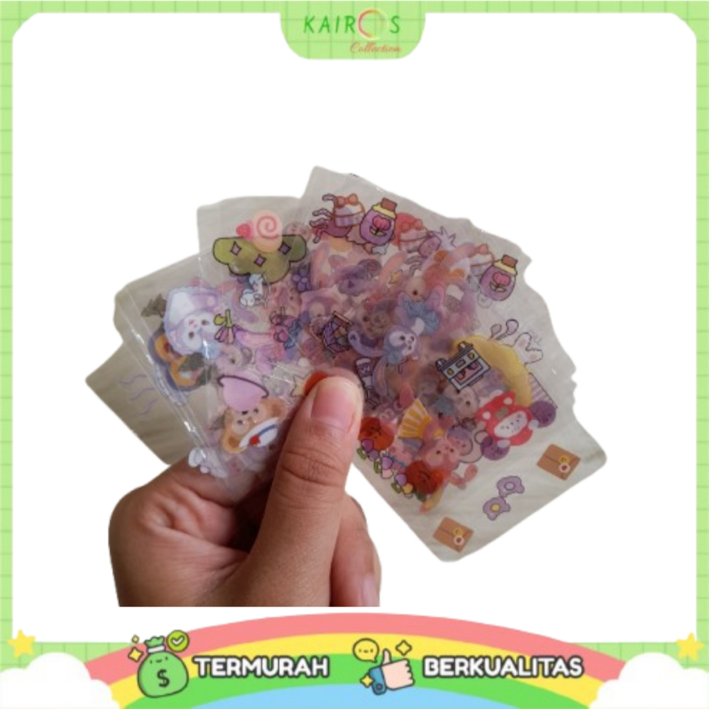 Jual STICKER NONO STELLALOU X LINABELLE [ECER] WATERPROOF / 1 LEMBAR ...