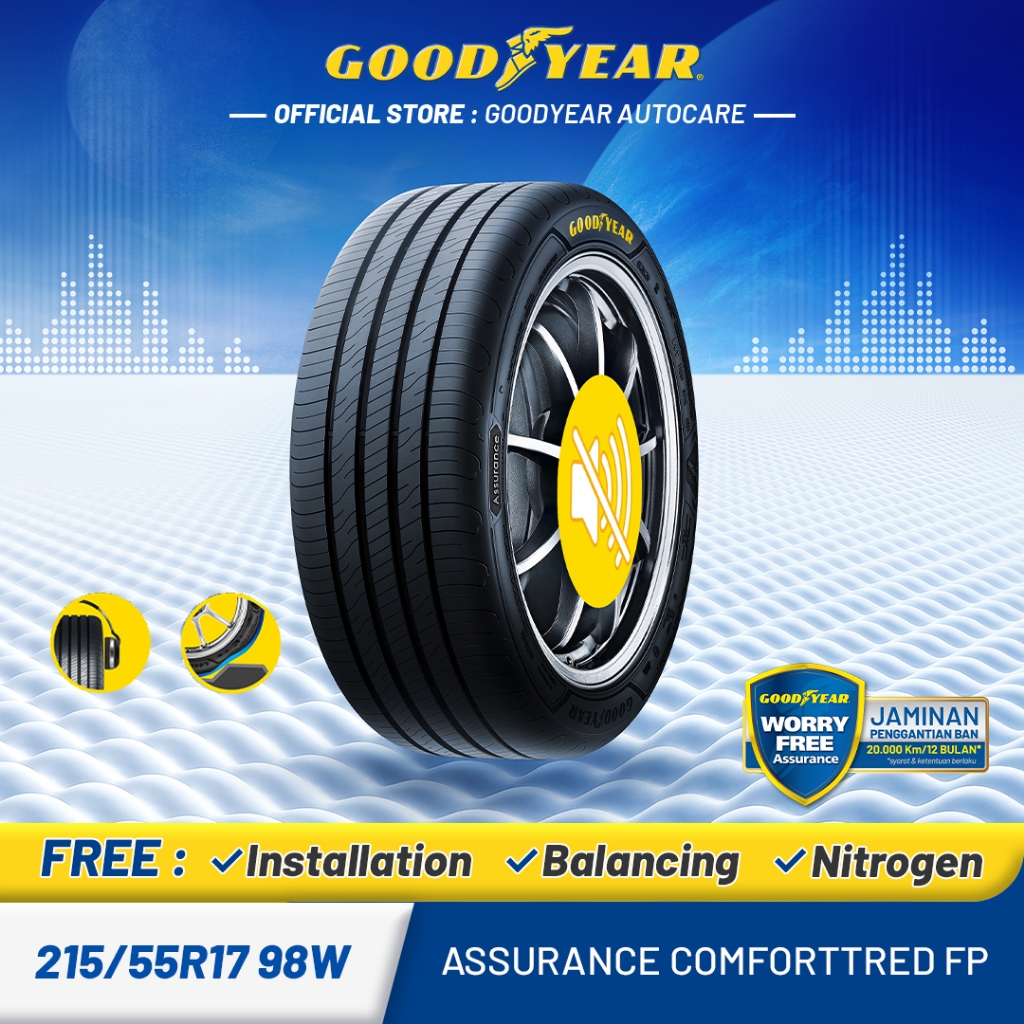 Jual Ban Goodyear 215/55R17 98W Assurance ComfortTred XL FP | Shopee ...