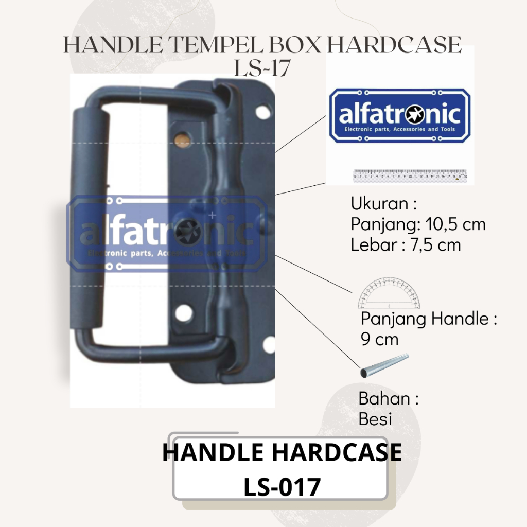 Jual HANDLE TEMPEL BOX HARDCASE THANOS SY-LS 17 BLACK | Shopee Indonesia