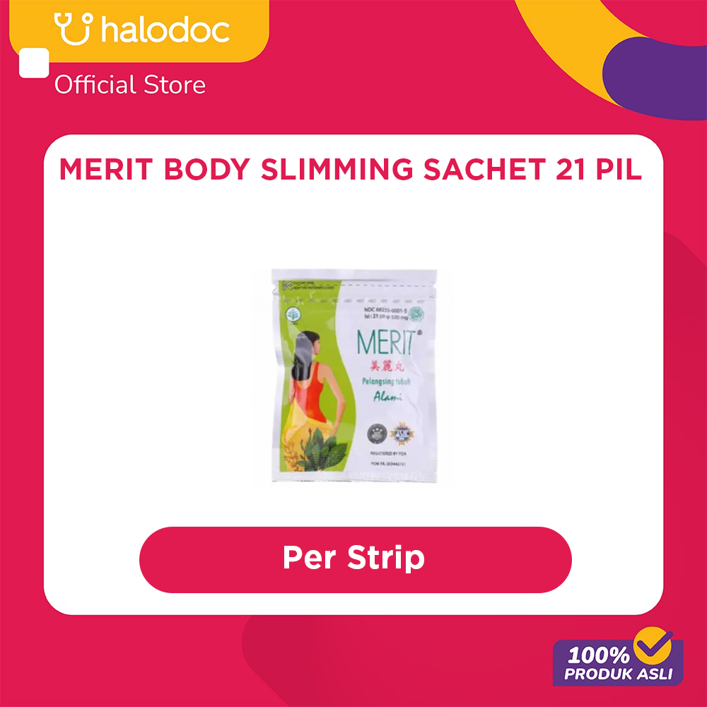 Jual Merit Body Slimming Sachet 21 Pil | Shopee Indonesia