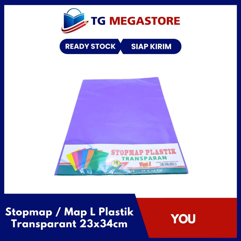 Jual Stopmap / Map L Plastik YOU Transparant 23x34cm | Shopee Indonesia