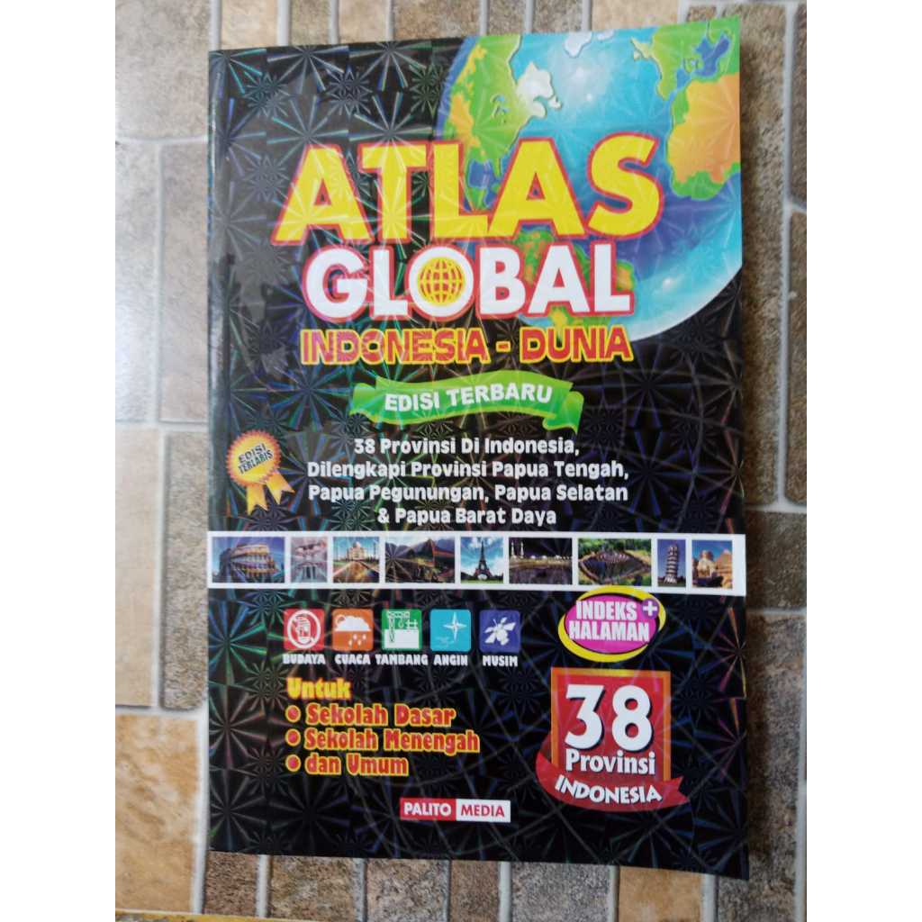 Jual Buku Atlas 38 Provinsi Edisi Terbaru - ATLAS Global Indonesia ...
