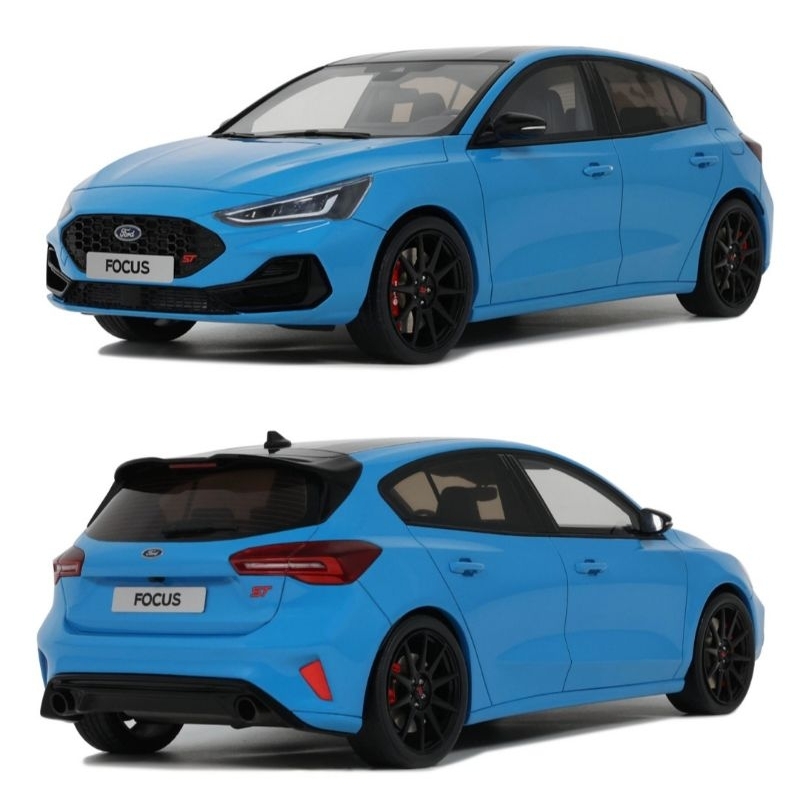Macheta auto Ford Focus ST Edition, Azure Blue, 2024, LE 999pcs, OT1186