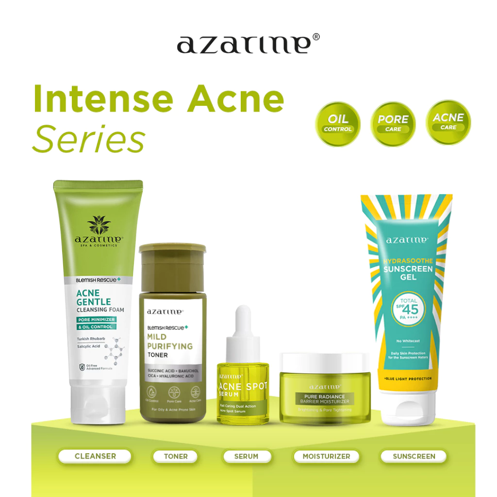Paket Lengkap Azarine Skincare Series 5 PCS Terbaik untuk Perawatan Kulit