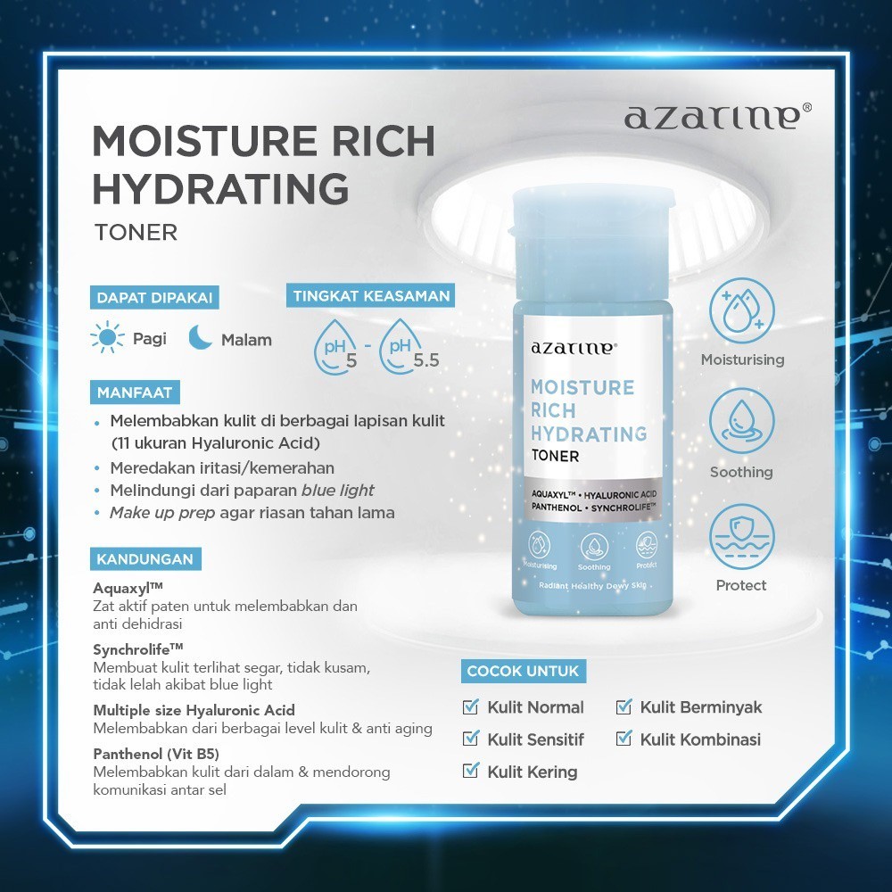 Jual Azarine Triple Skin Savior Dry & Acne Solution [3 PCS] Paket ...