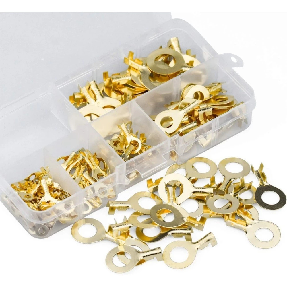 Jual 150 PCS Terminal Bulat Kabel/Skun Konektor Gepeng/Terminal Skun ...